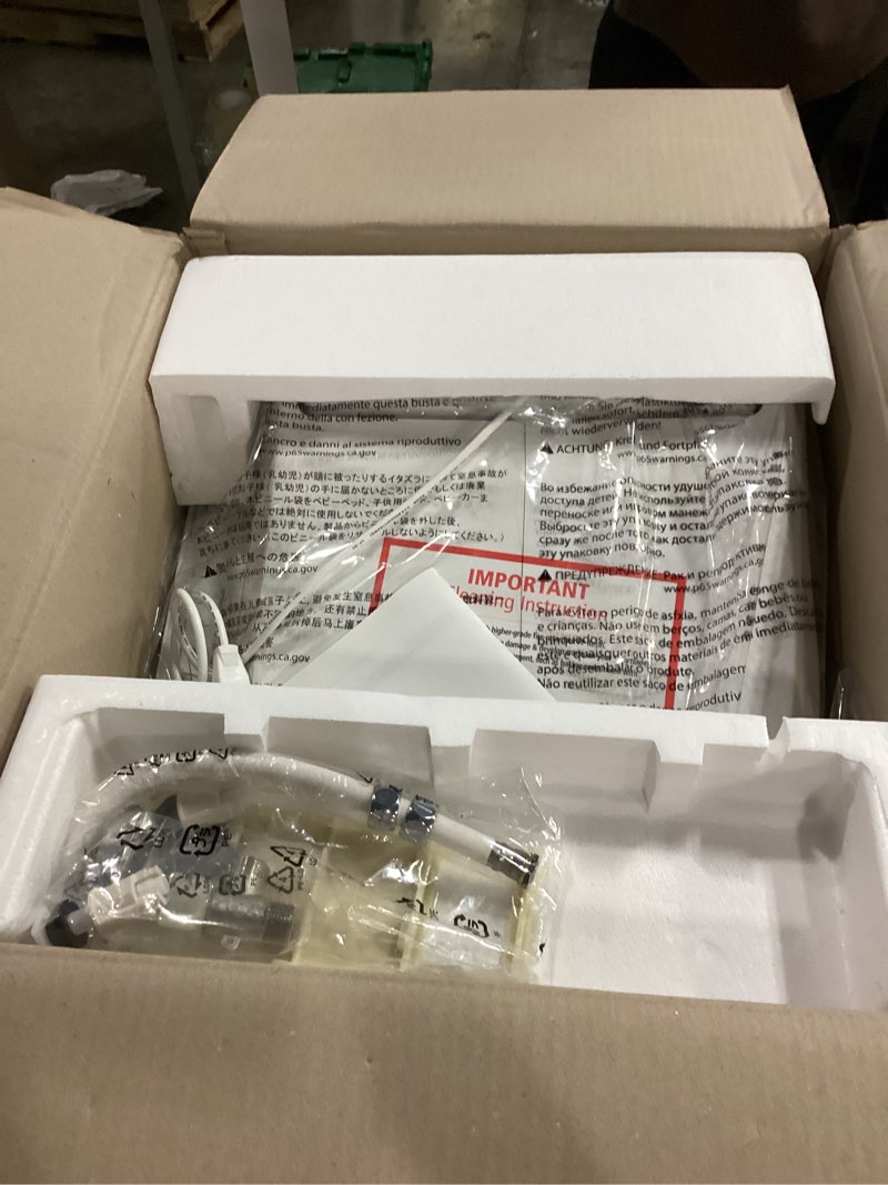 Condition photo showing Good Condition for smartbidet® sb-2000we electric smart bidet toilet seat with heated seat, warm air dryer, temperature control wash, and control panel, elongated seat elongated side control