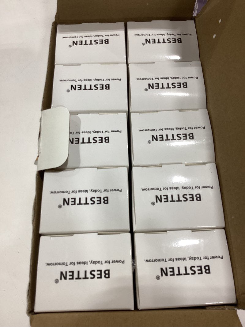 Condition photo showing Good Condition for BESTTEN 10 Pack Dimmer Light Switch, Single Pole or 3-Way, Slide Dimmer Switches, Compatible with Dimmable LED, CFL, Incandescent and Halogen Bulb, Neutral Wire Not Required, 120VAC, UL Listed, White 10 White