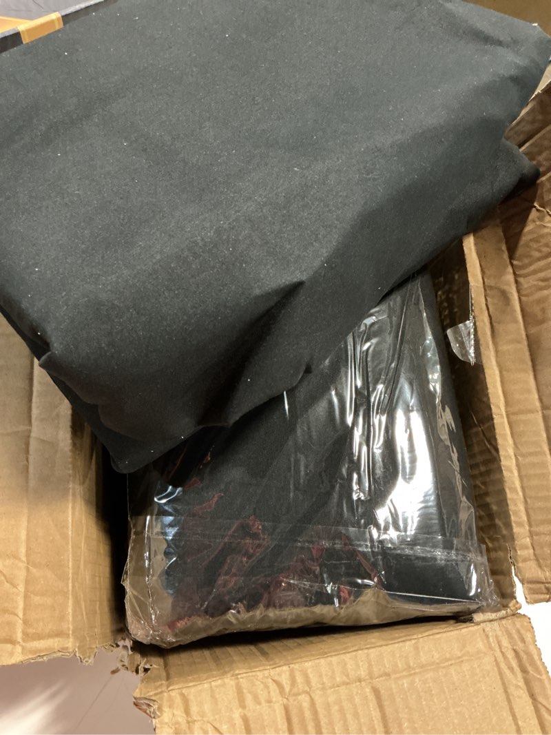 Condition photo showing Good Condition for 4 pack round tablecloth 120 inch black polyester washable fabric table covers for party,wedding,dining table buffet reception banquet