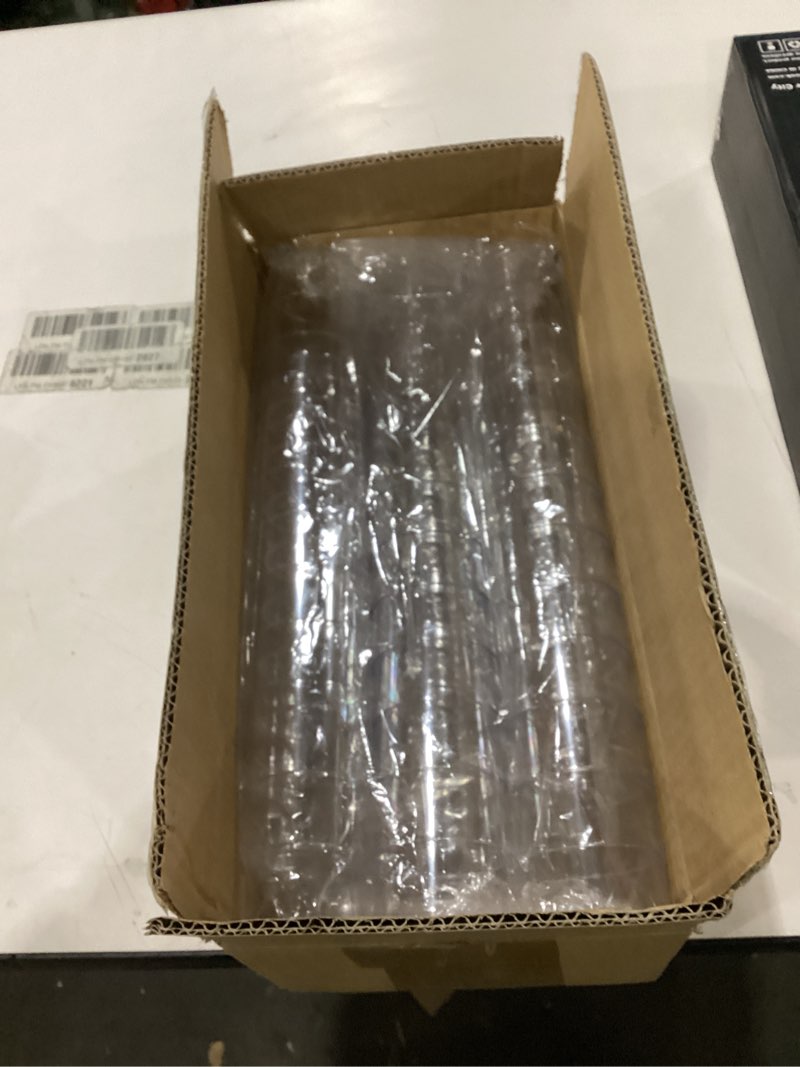 Condition photo showing New/Like New for mwellewm 120 Pcs Dessert Cups with Spoons 60 Pcs 4 OZ Mini Clear Plastic Dessert Parfait Cup 60 Pc Spoons for Party Small Round Serving Goblet Wine Shot Disposable Mousse Pudding Appetizer Bowl 4OZ Goblet Cups