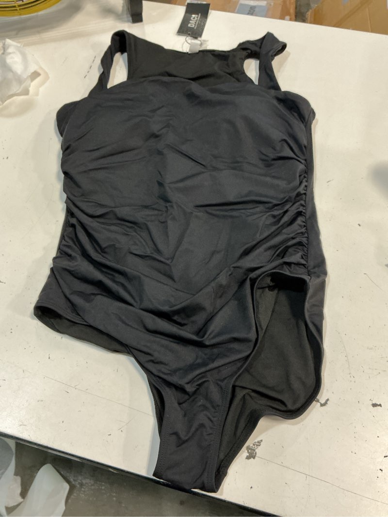 Condition photo showing Good Condition for daci one piece swimsuit tummy control - women bathing suit with retro square neck full coverage swimwear 2026 black large