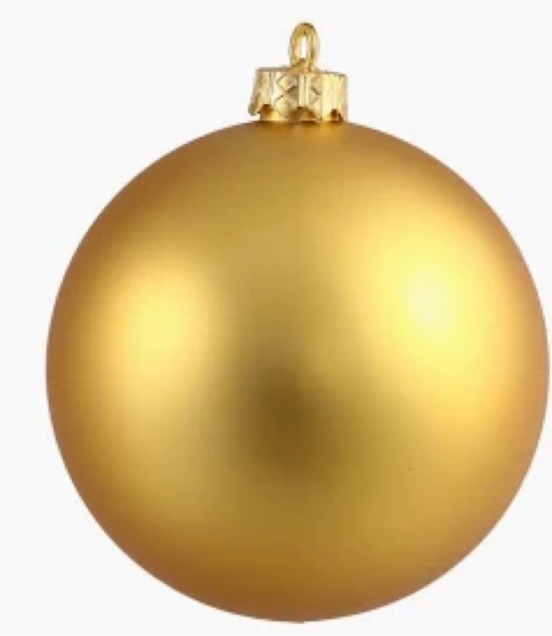 Zubebe 4 Pcs Extra Large Christmas Ball Ornaments 8'' (200 Mm) Giant Oversized Commercial Grade Plastic Balls Xmas Hanging for Outdoor Indoor Holiday Decor(red, gold)