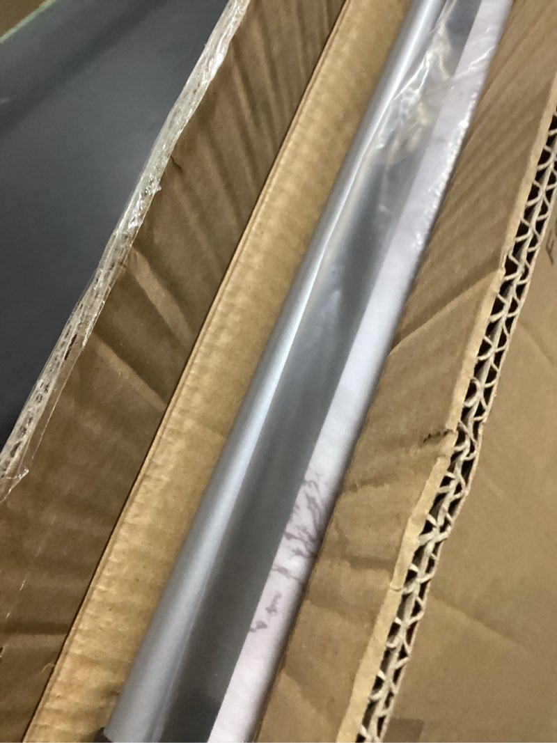 Condition photo showing Good Condition for TV Tray Table,Folding Table with Cup Holder Portable,Foldable Snack Tray for Eating,Small Folding Tables Set of 2,Dinner Tables for Couch, Living Room,Small Space (White Marble,2Pcs) White Marble 2PCS