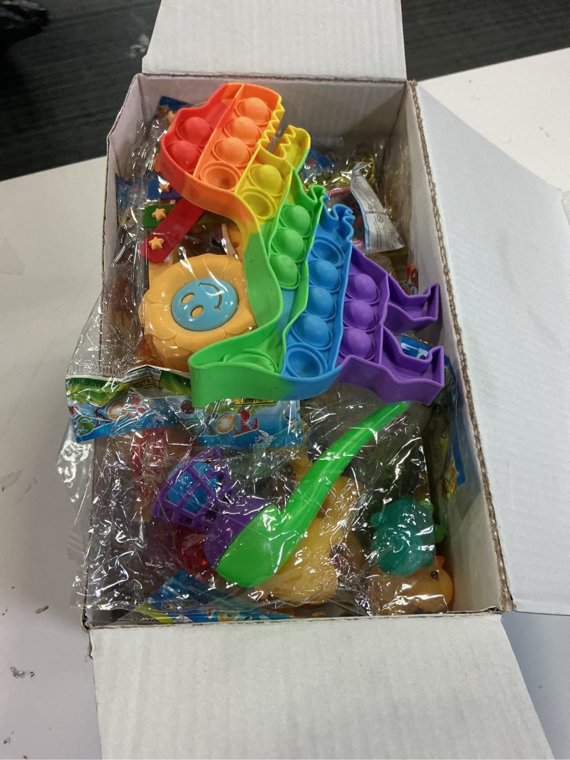 Condition photo showing Good Condition for 125 Pack Fidget Toys Assortment for Kids 4-8-12,Stress&Anxiety Relief Toys for Party Favors,Treasure Box Fillers,Classroom Prizes Rewards,Carnival,Pinata Stuffers