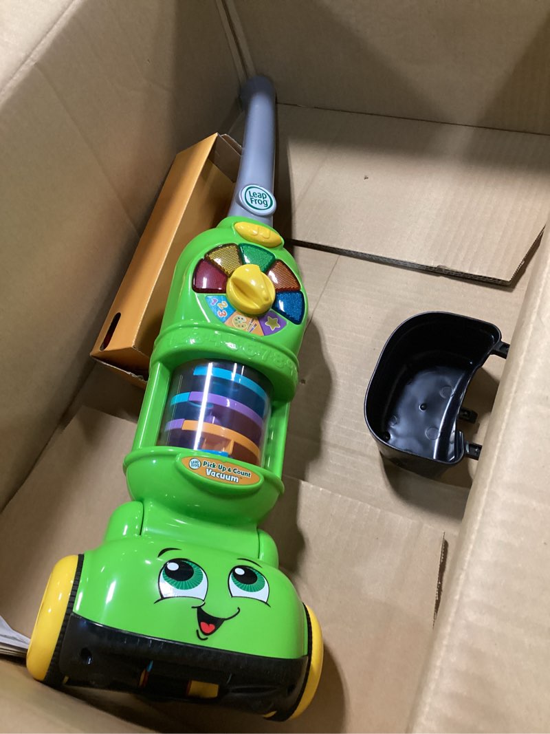 Condition photo showing Good Condition for leapfrog pick up and count vacuum, green