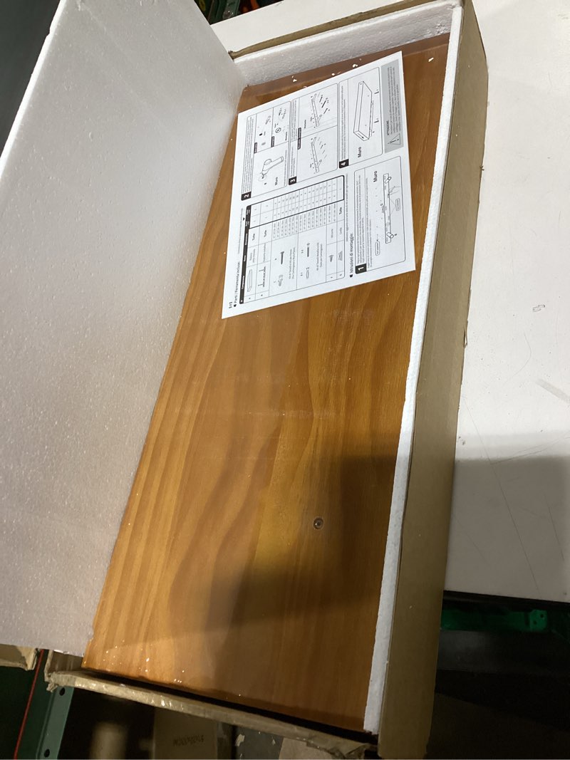 Condition photo showing New/Like New for Fun Memories Floating Shelves, 9.3'' Deep Solid Pine Wood Wall Shelves for Storage, Wall Mounted Display Shelf with Invisible Heavy-Duty Metal Bracket, 24'' Width Set of 2, Honey Oak Honey Oak - Warm Amber Tone 24''W x 9.3''D, 2-Pack