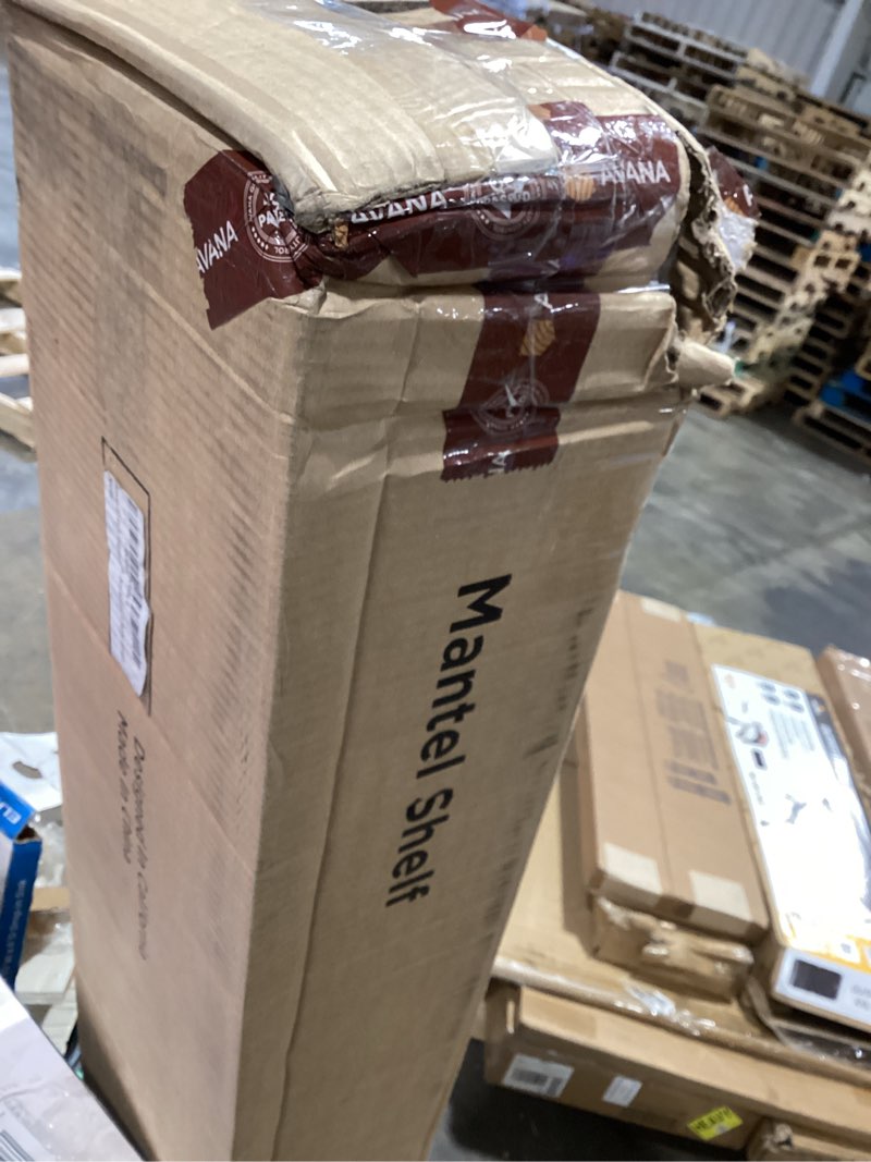 Avana Rustic Fireplace Mantle Shelf 60 Inches - Handcrafted Wood Mantles for Over Fireplace - Wall M