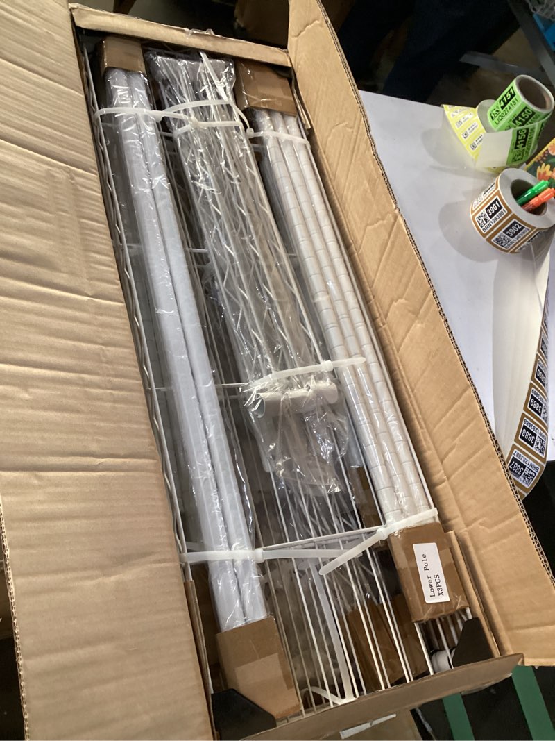 ULIFHOME U14 Over Washer and Dryer Storage Shelves, 4 Tiers Laundry Room Storage and Organizer Syste