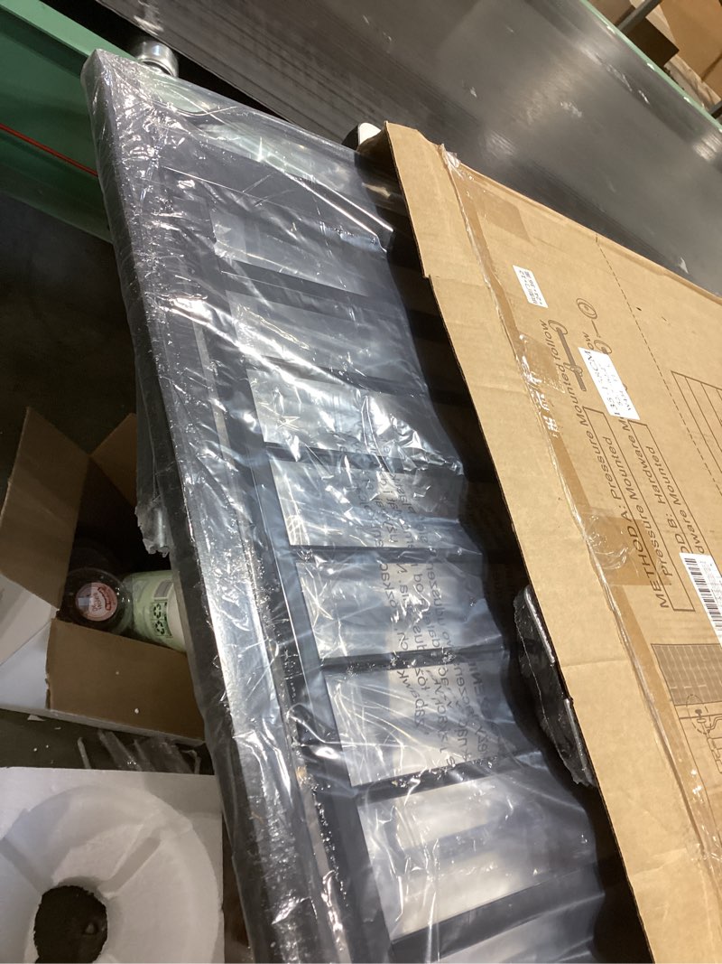 Condition photo showing Good Condition for Fairy Baby 53.1"-62.5" Extra Wide Baby Gates for Stairs & Doorways, Pressure Mounted Baby Safety Child Gate No Drill, Long Dog Gate with Door Walk Thru, Metal Auto Close Large Pet Gate Indoor, Black Black 53.1"-62.5"