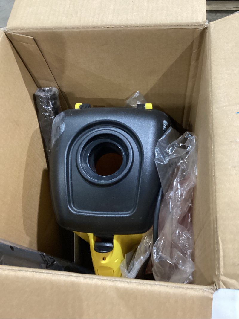Condition photo showing As Is for eureka 3670m canister cleaner, lightweight powerful vacuum for carpets and hard floors, w/ 5bags,yellow yellow 3670m with 5 bags