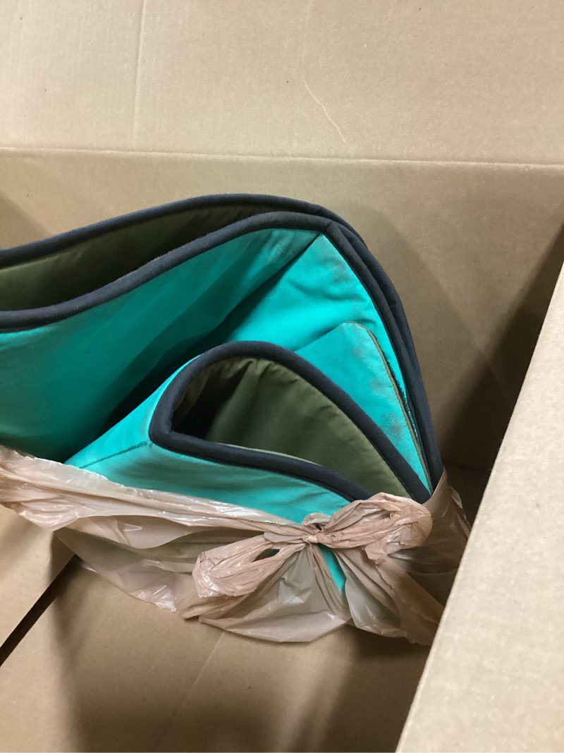 Condition photo showing As Is for Queenmore Dog Cone, Soft Dog Cones for Large Dogs, Dogs Cone Collar After Surgery for Neutering, Breathable Pet Cone, Adjustable E-Collar Alternative to Stop Licking, Green XL XL Green