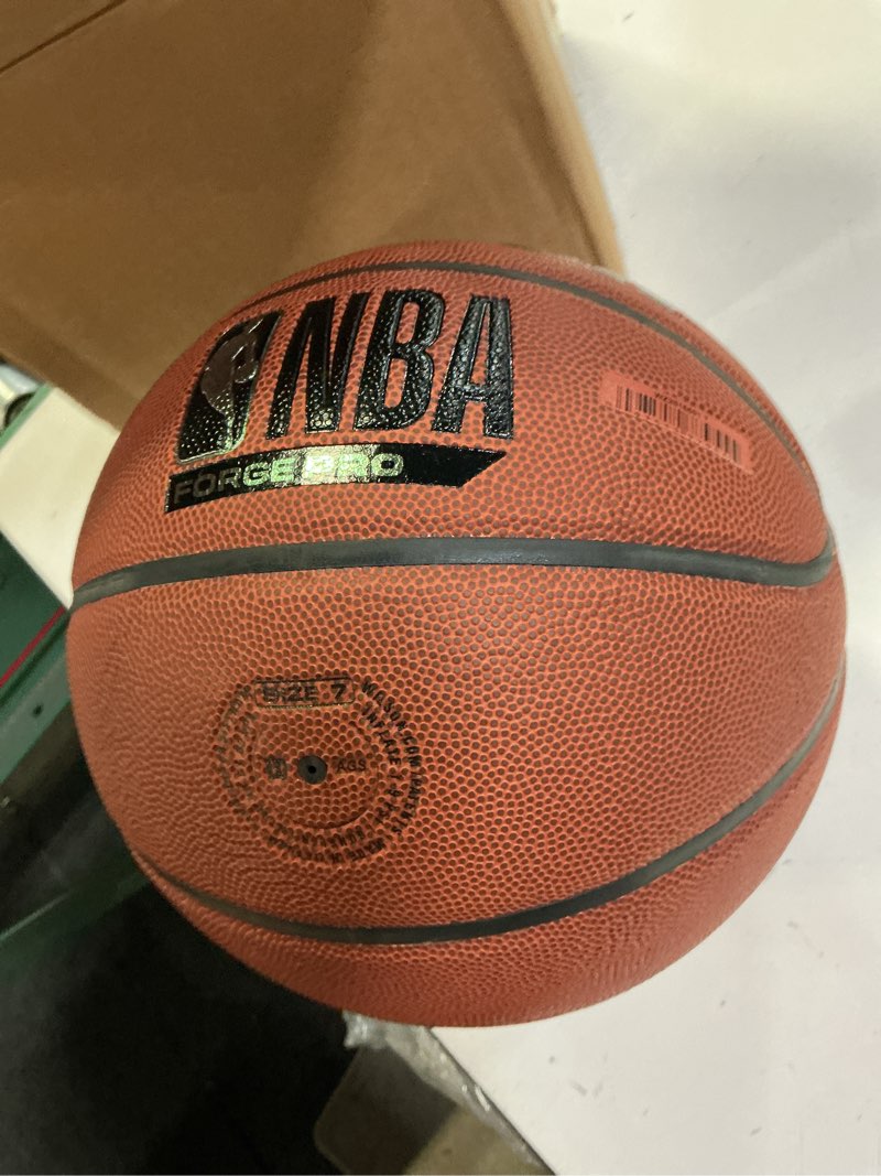 Condition photo showing Good Condition for WILSON NBA Forge Pro Indoor/Outdoor Basketball - Brown, Size 7-29.5" Forge Pro Size 7 -29.5" Brown