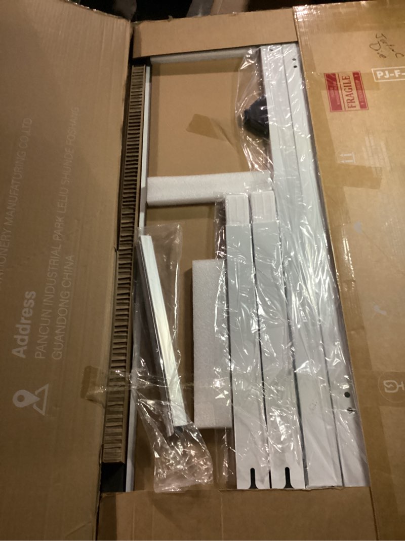 Condition photo showing Good Condition for Maxtek Rolling White Board on Wheels 48x32 inch Double Side Magnetic Dry Erase Board with Stand, Aluminum Frame Easel Mobile Standing Whiteboard for Office, Classroom & Home Silver Frame