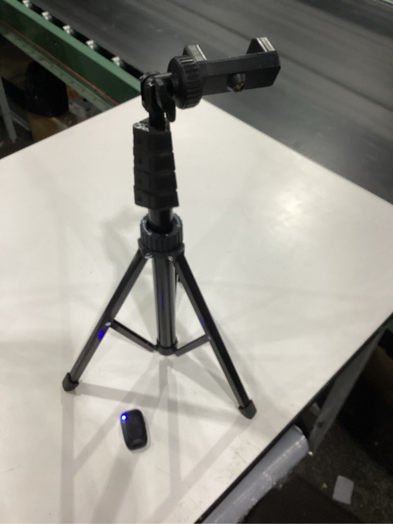 Condition photo showing Good Condition for SENSYNE 62" Phone Tripod & Selfie Stick, Extendable Cell Phone Tripod Stand with Wireless Remote and Phone Holder, Compatible with iPhone Android Phone, Camera 62-inch Black