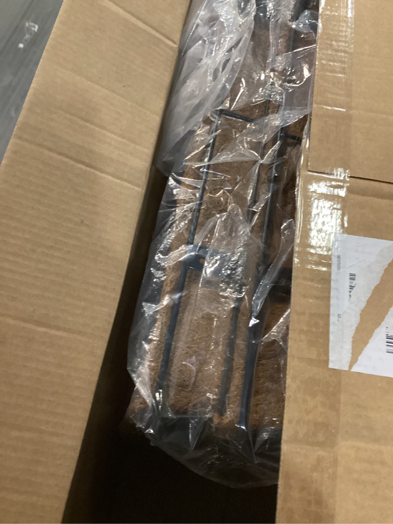 Condition photo showing New/Like New for Fixwal Hanging Floating Shelves, 4 Sets of Wall Mounted Shelves for Wall Storage, Hanging Storage Shelf for Bathroom, Living Room, Bedroom, Kitchen (Paulownia) Carbon Black 4pcs similar