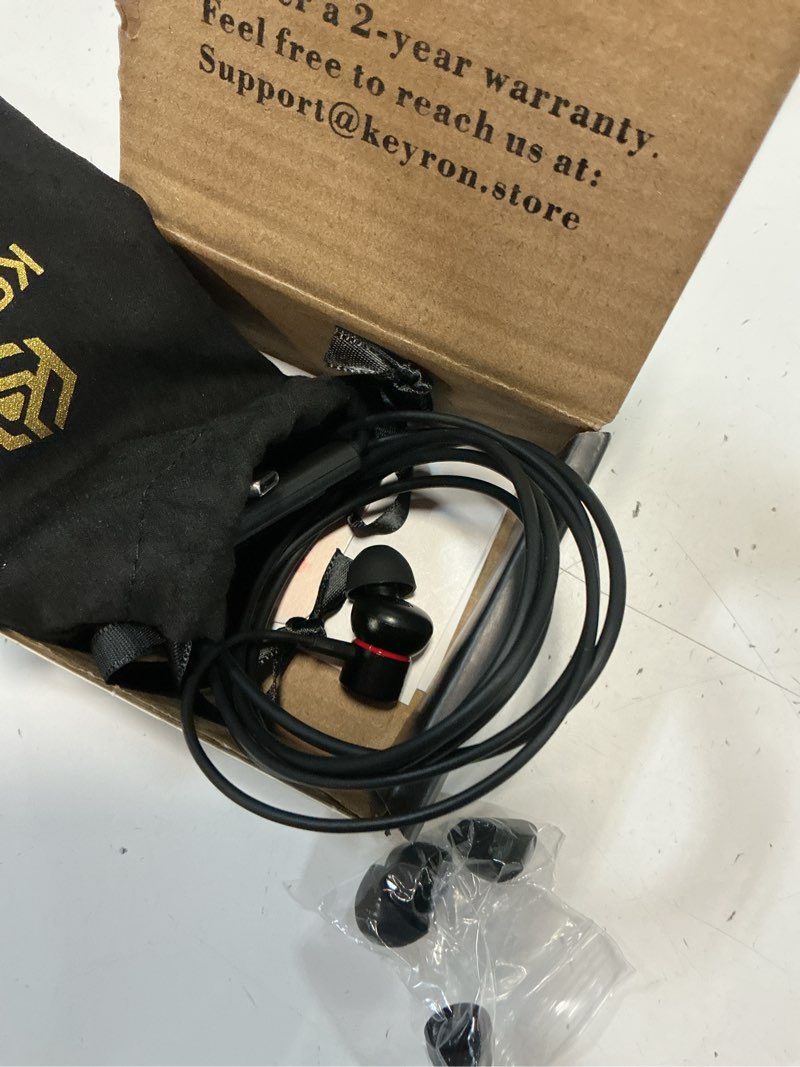 Condition photo showing As Is for active noise cancelling earbuds wired usb c headphones for iphone 17 pro max 16 15 plus and more usb-c devices, usbc corded anc ear buds with microphone volume control hifi stereo - in-ear earphones
