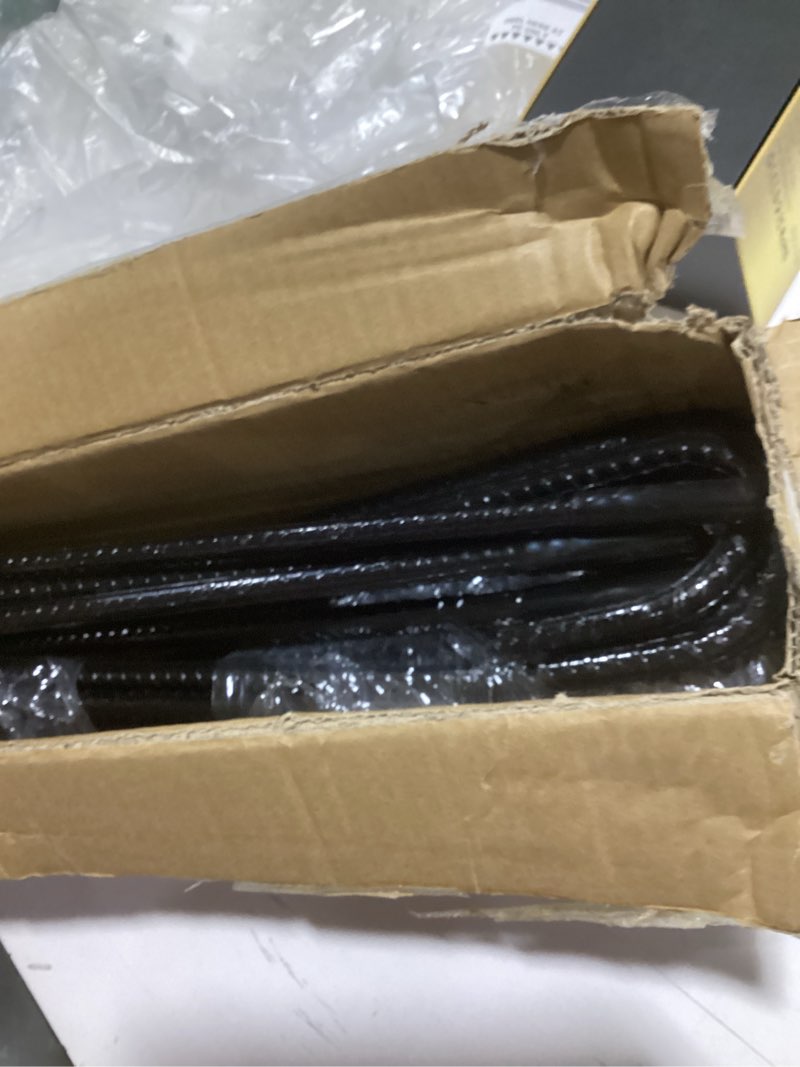 Condition photo showing Good Condition for 16 Inches 24-Pack J Hook Rebar Stakes Heavy Duty Tent Stakes with Chisel Point End, Steel Ground Anchors Metal Garden Stakes Chain Link Fence Stakes Black Coated J-16"x3/8"-24pcs J Shape-Black