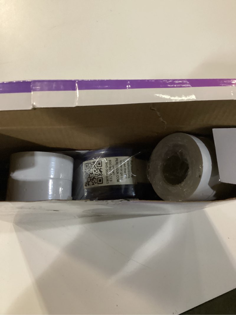 Condition photo showing Good Condition for perco lite 1 line dater gun with labels kit - includes 5,000 blank white labels, 1 gun clip, 2 ink rollers, 1 ink roll and labels pre-loaded date gun kit