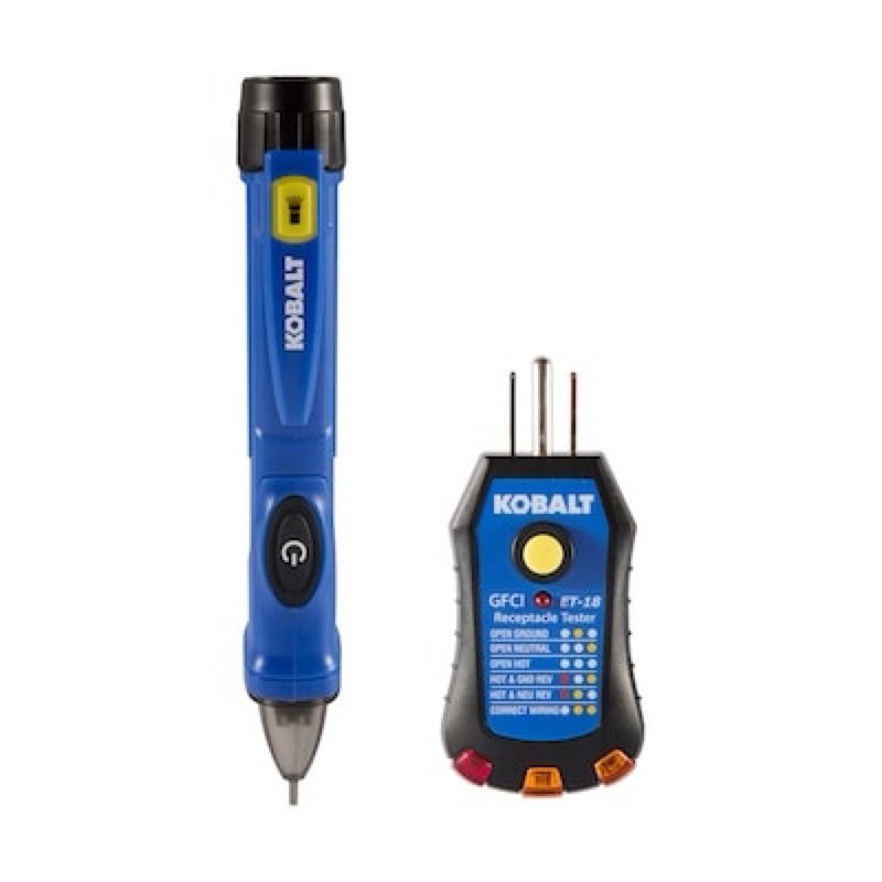 kobalt analog display voltage tester 12-1000v/100-1000v 110v to 125v -volt