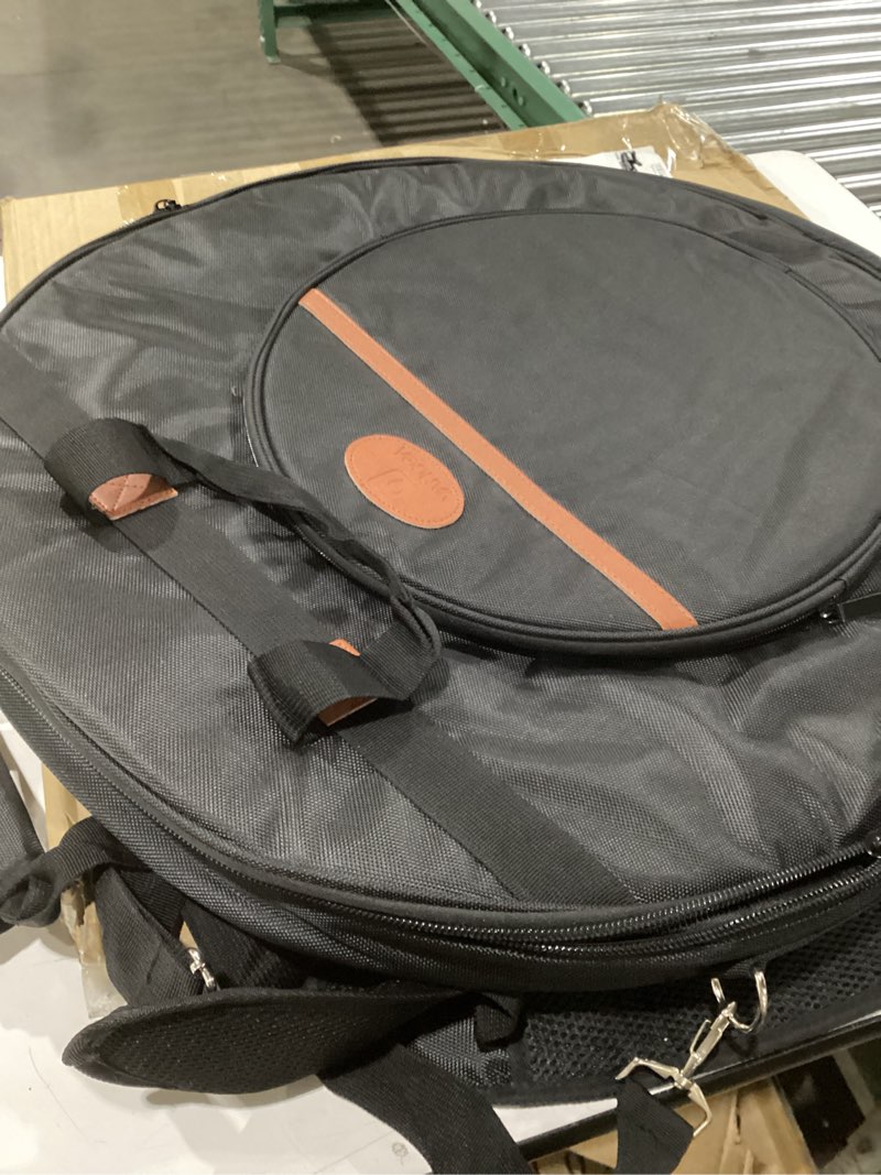 Condition photo showing Good Condition for Vangoa 22" Cymbal Bag with Dividers, 10-Pack Cymbal Case 10mm Padded Cymbal Gig Bag Dust-proof and Waterproof Storage with Carry Handle, Shoulder and Backpack Straps for Drum Cymbals and Accessories