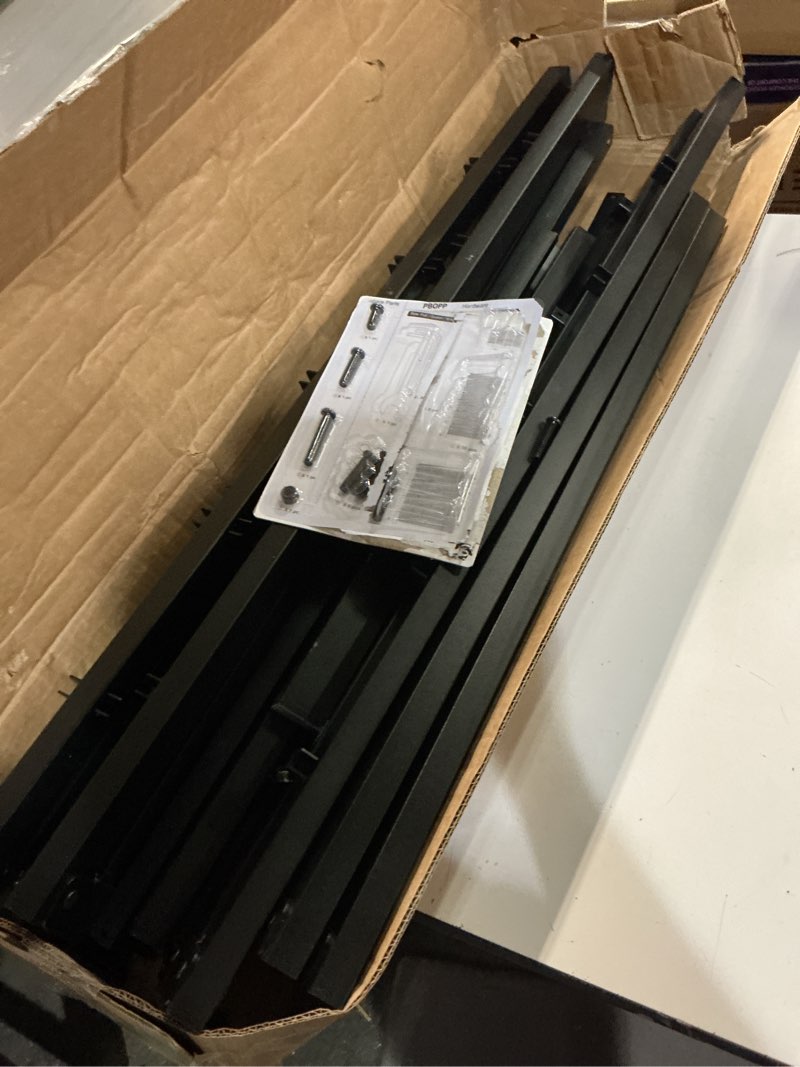 Condition photo showing As Is for Amazon Basics-Metal Bed Frame, Non-Foldable Platform Bed, Easy Assembly, Queen, 60W x 80L in, Black Queen 14 Inch ( Non - Foldable)