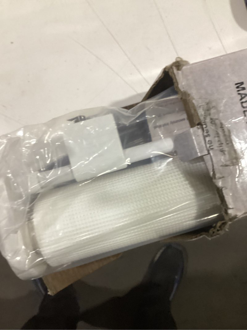 Condition photo showing Good Condition for 80 inch wide baby gate for stairs prevent kid/pet from getting through retractable outdoor safety gates for toddlers retractable scratch-resistant mesh dog gate indoor doorway gates for pets, white white 33" tall x 80" wide