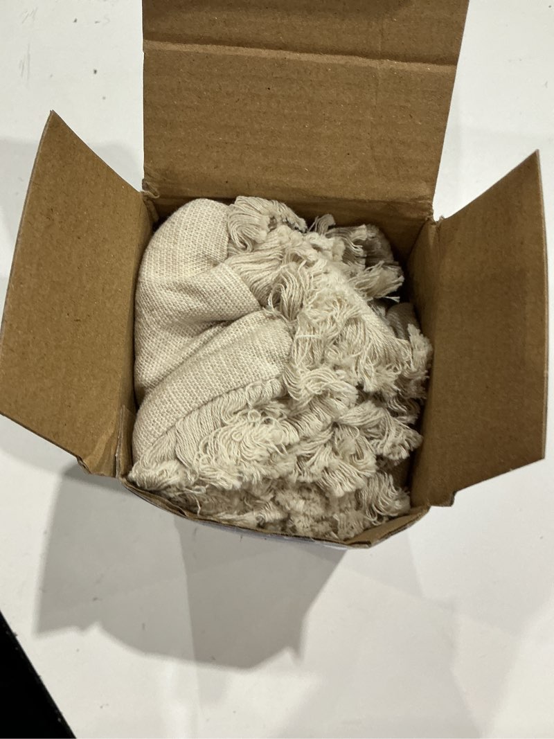 Condition photo showing Good Condition for miulee decorative throw pillow covers neutral linen fringe throw pillows set of 1 natural beige boho farmhouse cushion covers for couch sofa bed living room spring home decor 14x36 inch natural beige 36" x 14" (pack of 1)