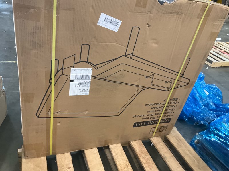 Adjustable bed frame base