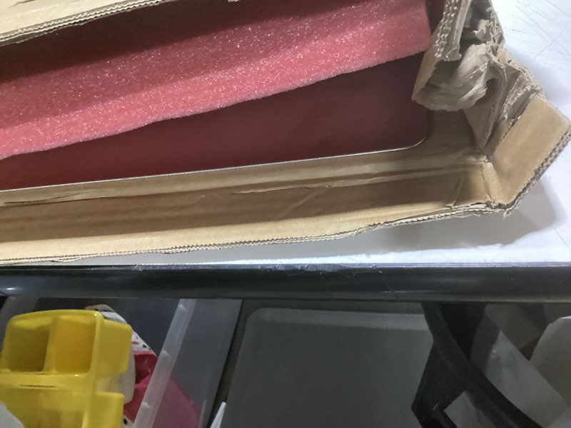 Condition photo showing Good Condition for 304 Stainless Steel Cutting Board – Stainless Steel Kitchen Chopping Boards Non-Slip, Dishwasher Safe – Ideal for Meat, Vegetables, Fruits, Bread & Baking – Commercial & Home Use (31.5 * 19.6in) 31.5"L x 19.6"W