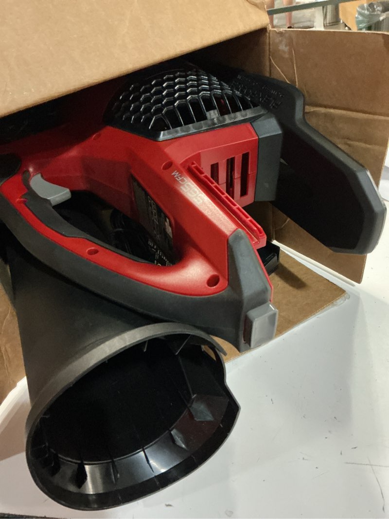 Condition photo showing As Is for toro 51821 110 mph 565 cfm 60 v battery handheld leaf blower kit (battery & charger)