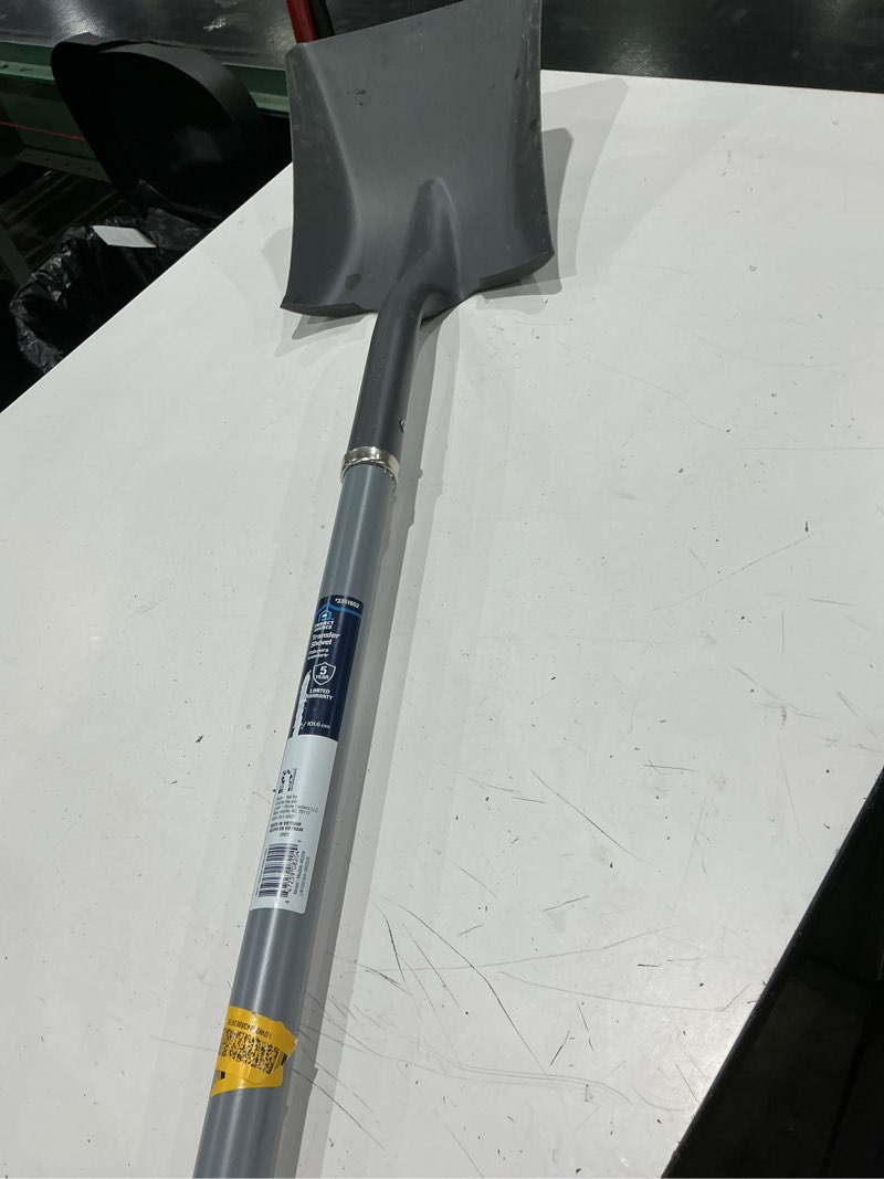 Condition photo showing As Is for project source 40-in fiberglass handle transfer shovel