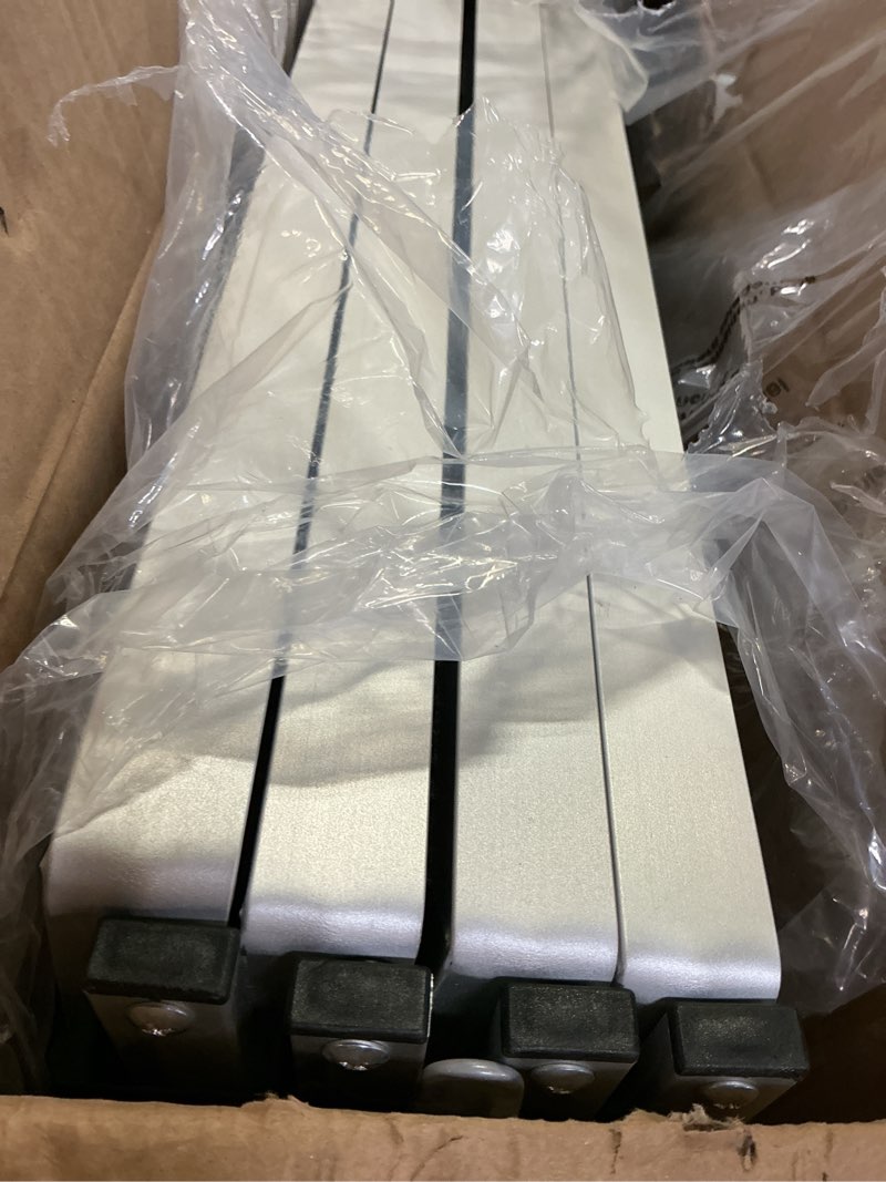 Condition photo showing Good Condition for Dog Stairs for Car, Extra Wide Stairs for Large Dogs, Pet Steps Aluminum Foldable Dog Steps for Cars and SUV, High Beds, Trucks, Supports up to 200 lbs (Extra Wide-4 Steps) 4Steps-Widen