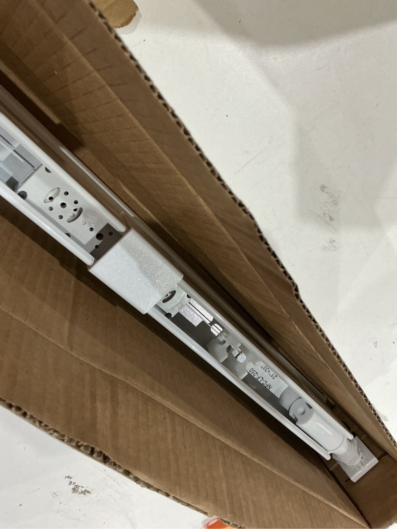 Condition photo showing As Is for lazblinds cordless cellular shades, no tools no drill light filtering honeycomb shades pleated blinds for windows, 21'' w x 48'' h, white light filtering-white 21'' w x 48'' h