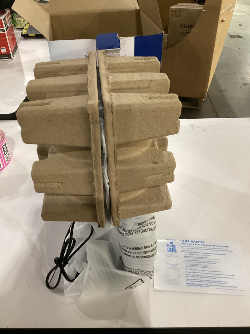Condition photo showing New/Like New for not tested**** dr. brown's insta-prep warm water dispenser to instantly prepare baby’s formula bottle,large capacity glass tank with 3 temperature settings,blue