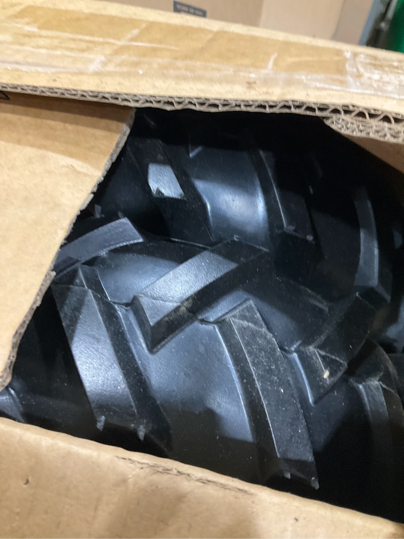 Condition photo showing New/Like New for 11x4.00-4" Tiller Tire and Wheel (3/4" Axle Size), 3-1/8" Centered Hub, Compatible with Craftsman & Troy-Bilt Tiller Garden Trailer, Tractor, Tillers, and Snowblower Tire