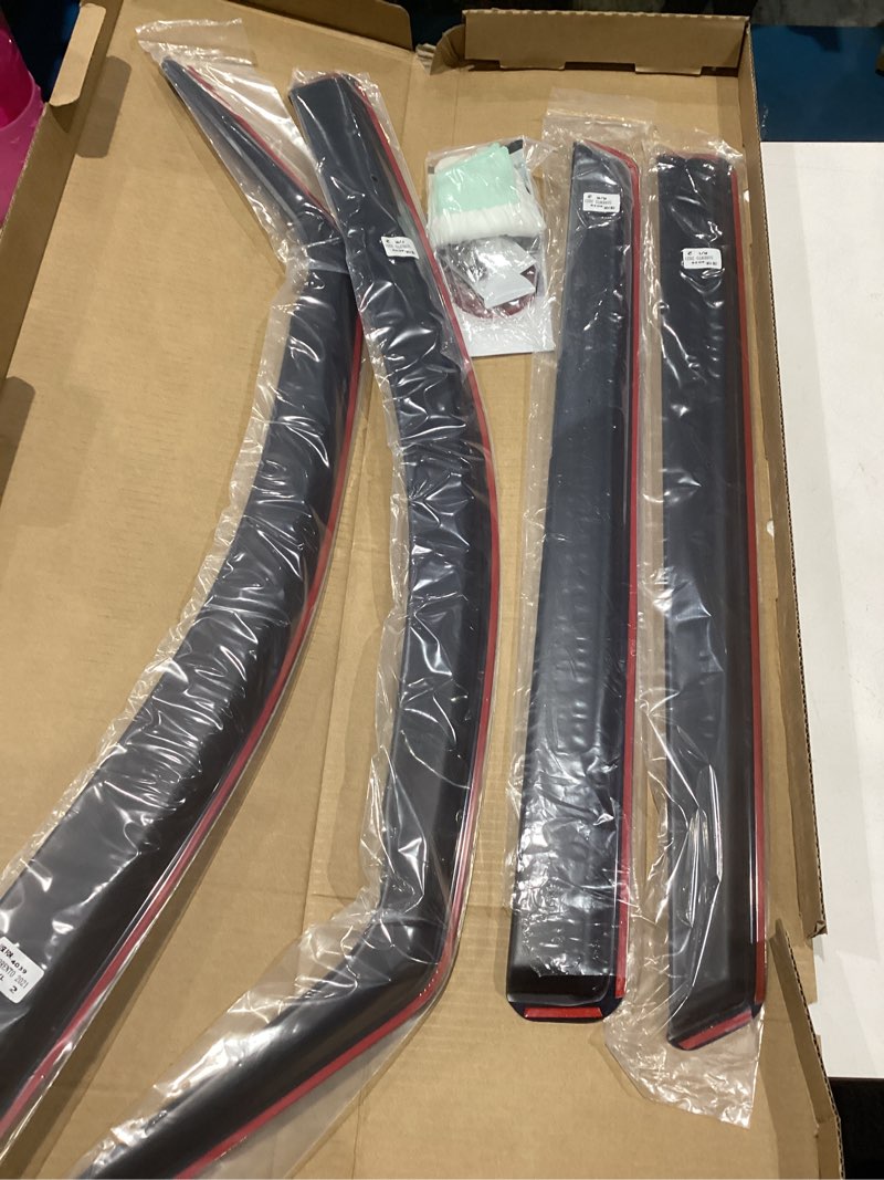 Condition photo showing New/Like New for dorena in-channel rain guards window visors fit for kia sorento 2021 2022 2023 2024 2025 2026 window deflectors, vent deflector, vent window visors car accessories 4pcs 2021-2026 kia sorento