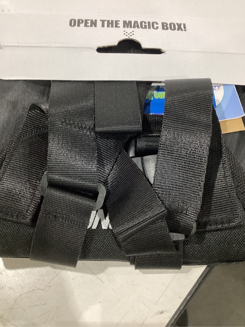 Condition photo showing New/Like New for airplane foot hammock, no collapse foot rest for plane travel with extended adjustment strap, portable desk foot hammock with thickened foam, foot sling travel essentials to relax your feet 1 pc black