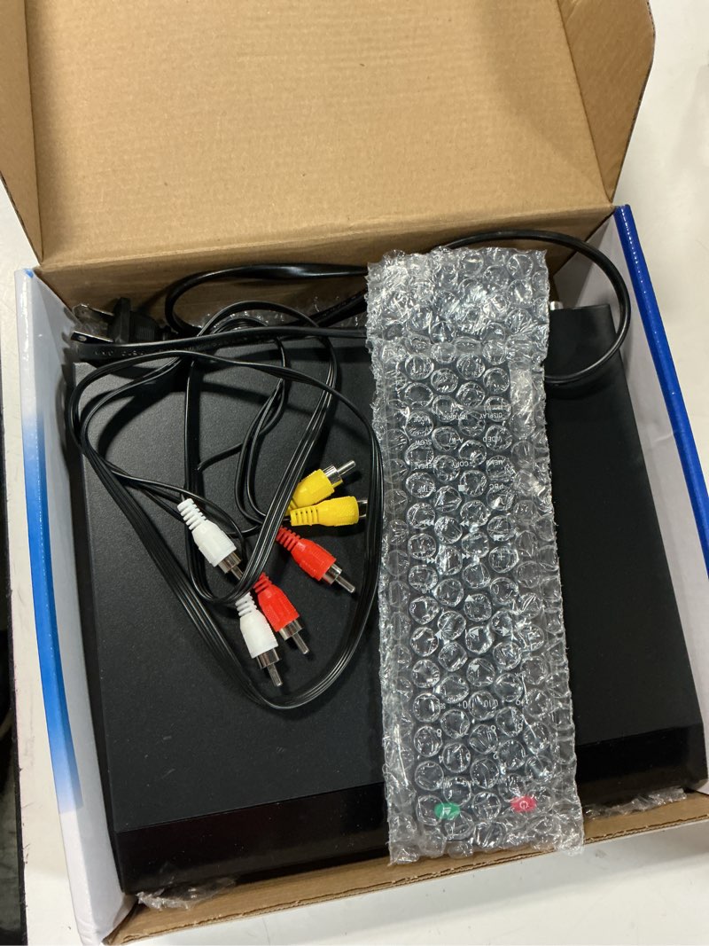 Condition photo showing Good Condition for region free dvd player for tv with av port, compact cd/dvd players for home, dvd player with remote control support rca/av connect, usb input, microphone jack, pal/ntsc (not support hdmi)