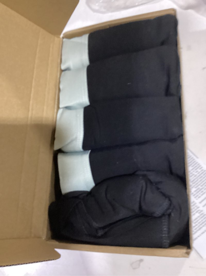 Condition photo showing As Is for tiichoo period underwear for women heavy flow leakproof menstural underwear period shorts 5 pack x-large 5 black