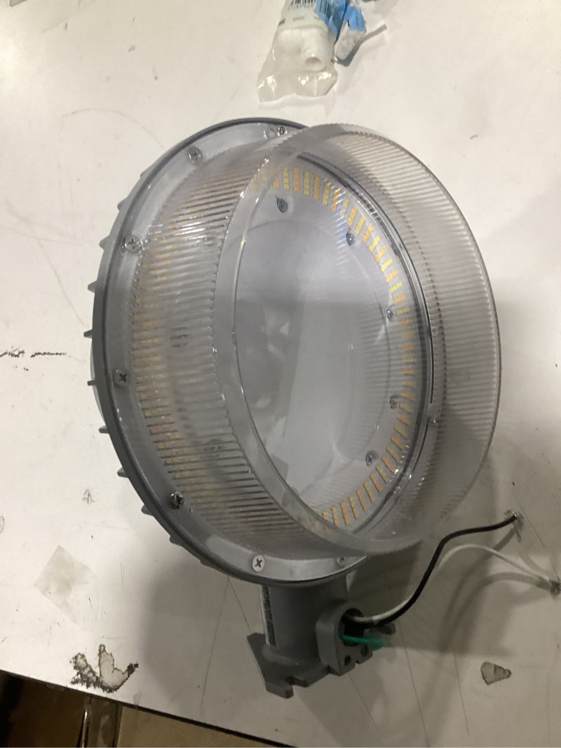 Condition photo showing New/Like New for Lithonia Lighting 10000 -Lumen 120 -Watt Silver Hardwired LED Outdoor Area light (Bulb Included)