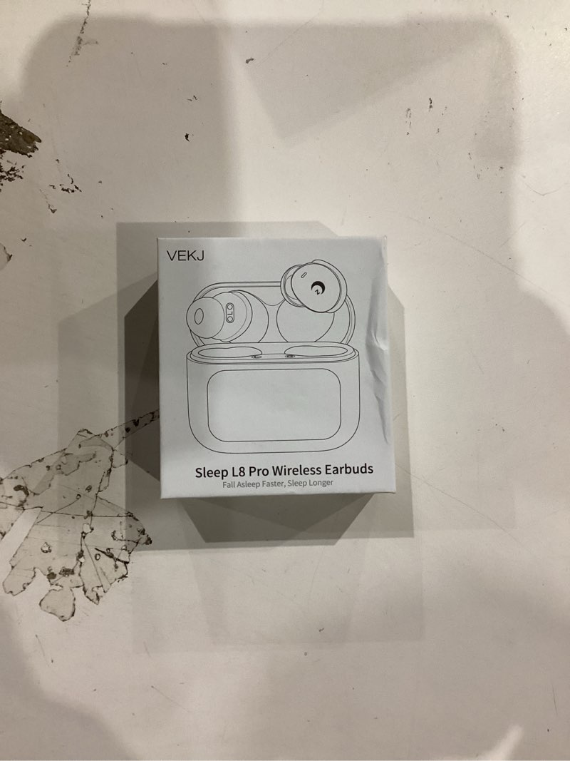 Condition photo showing Good Condition for sleep earbuds, bluetooth 5.4 in ear smart touch screen earbuds, 48h sleep headphones small design for side sleepers, crystal-clear calls ear buds, 5 eq modes, ipx7 waterproof earphones bee white