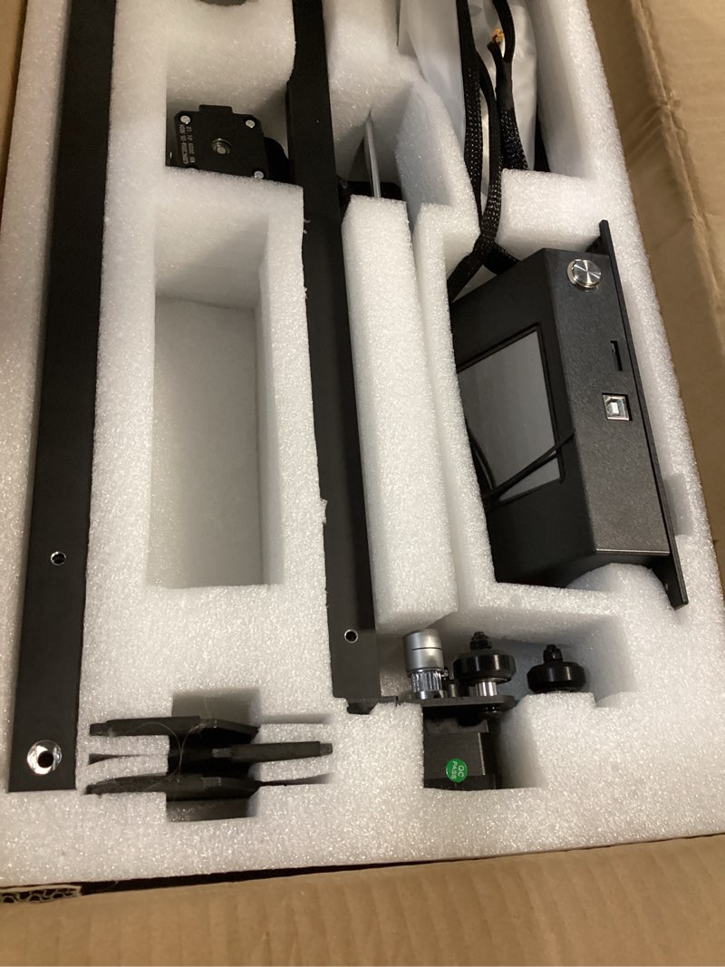 Condition photo showing As Is for LONGER Laser Engraver Ray5 10W, 60W DIY Laser Cutter and Laser Engraving Machine with 3.5" Touch Screen,0.06mm Laser Spot 10000mm/min, Offline Usage CNC Laser Engravers for Wood Metal Acrylic Glass