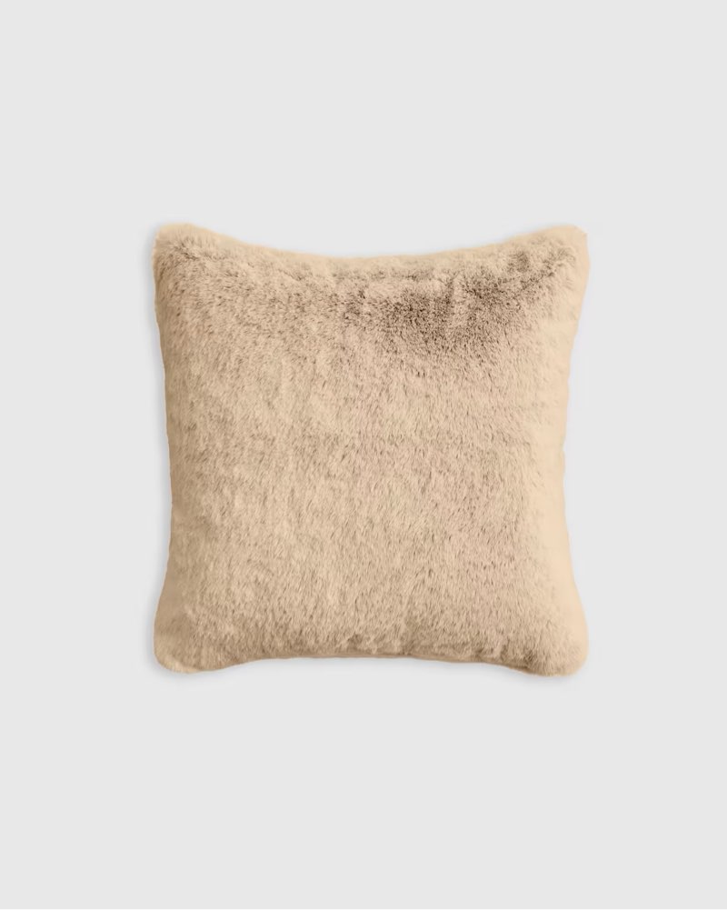luxury faux fur pillow cover(20x20)