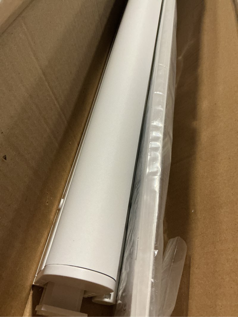 Condition photo showing As Is for Allesin zen No Drill No Tools Blackout Roller Shades for Windows, (White 30 x 72), Renter-Friendly, UV Protection, no-Drill Pull-Down Blinds for Home, Bedroom, Office, Living Room 30"W x 72"H White