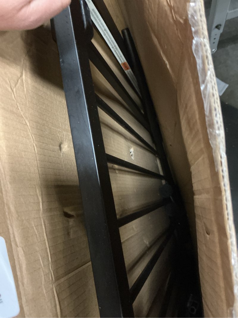 Condition photo showing As Is for Regalo Easy Step 38.5-Inch Wide Walk Thru Baby Gate, Includes 6-Inch Extension Kit, Pressure Mount Kit, Wall Cups, Black Black 29-38.5"W x 30"H