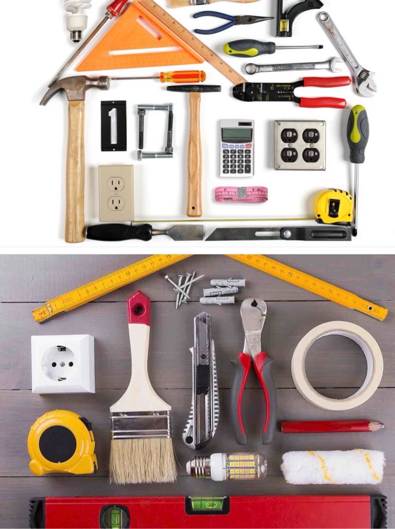 Assorted Home Improvement Lot (Small Tools, Screw, Home Accessories, e