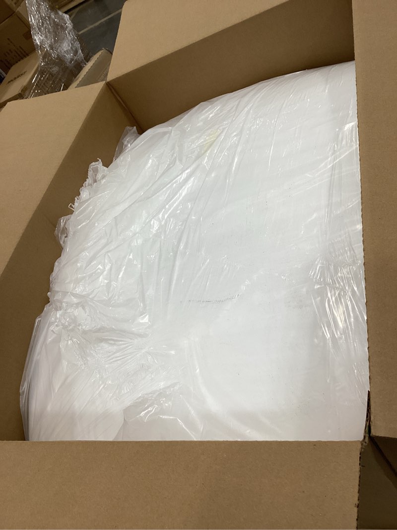 Condition photo showing As Is for FurHaven Classic Soft Sofa Orthopedic Dog Bed for Medium Dogs, with Egg Crate with a Solid Orthopedic Foam Base for Joint Support, Removable Washable Cover, Medium, Faux Fur & Velvet, Dark Sage Medium Dark Sage