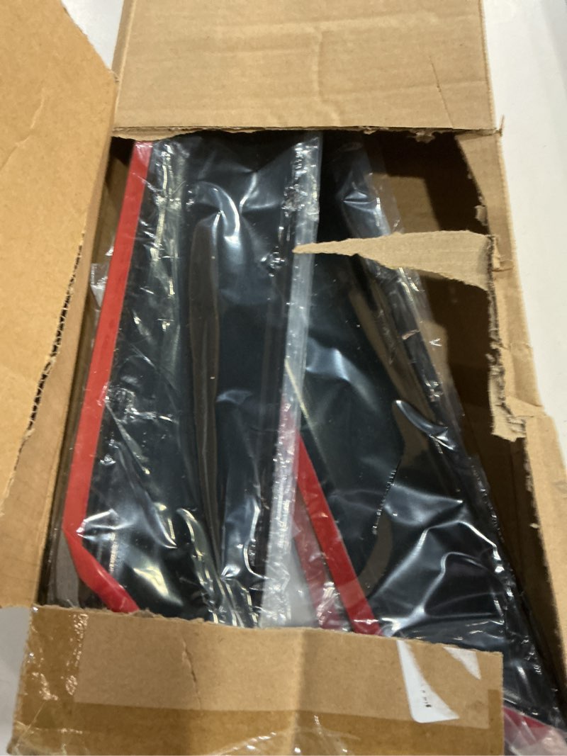 Condition photo showing New/Like New for window visors rain guards for chevy silverado/gmc sierra 1500 2500hd 3500hd double/extended cab 2014-2018,side wind deflectors vent guard shade sun smoke 94528, 4-pieces set 2014-2018 silverado/sierra extended cab