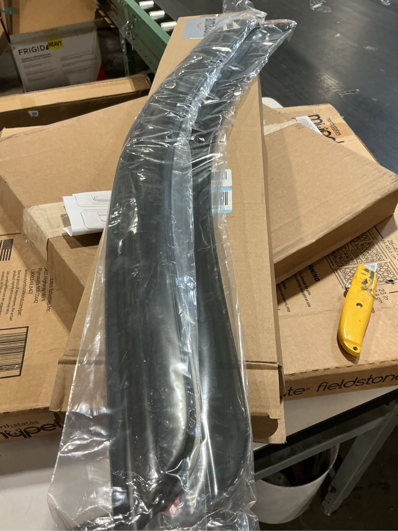 Condition photo showing As Is for rainproof side window wind deflectors for 2005-2009 chevy equinox/pontiac torrent|tape-on sun rain guards,car window visors & vent deflectors installation tape included 94319