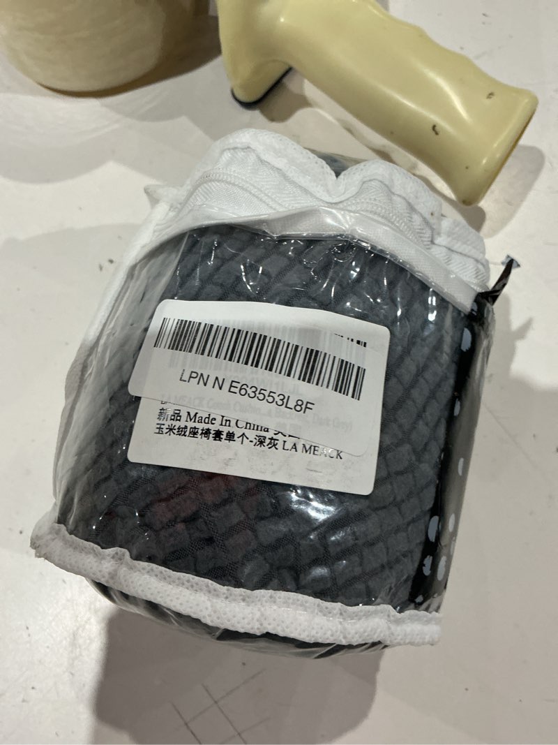 Condition photo showing Good Condition for la meack couch cushion cover seat cushion cover stretch armchair cover separate sectional sofa slipcovers furniture protector(1 piece for seat or sofa backrest, dark grey) dark grey 1pc seat cover or backrest